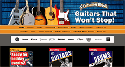 Desktop Screenshot of consumermusic.net